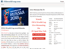 Tablet Screenshot of fifaworld-cup.com